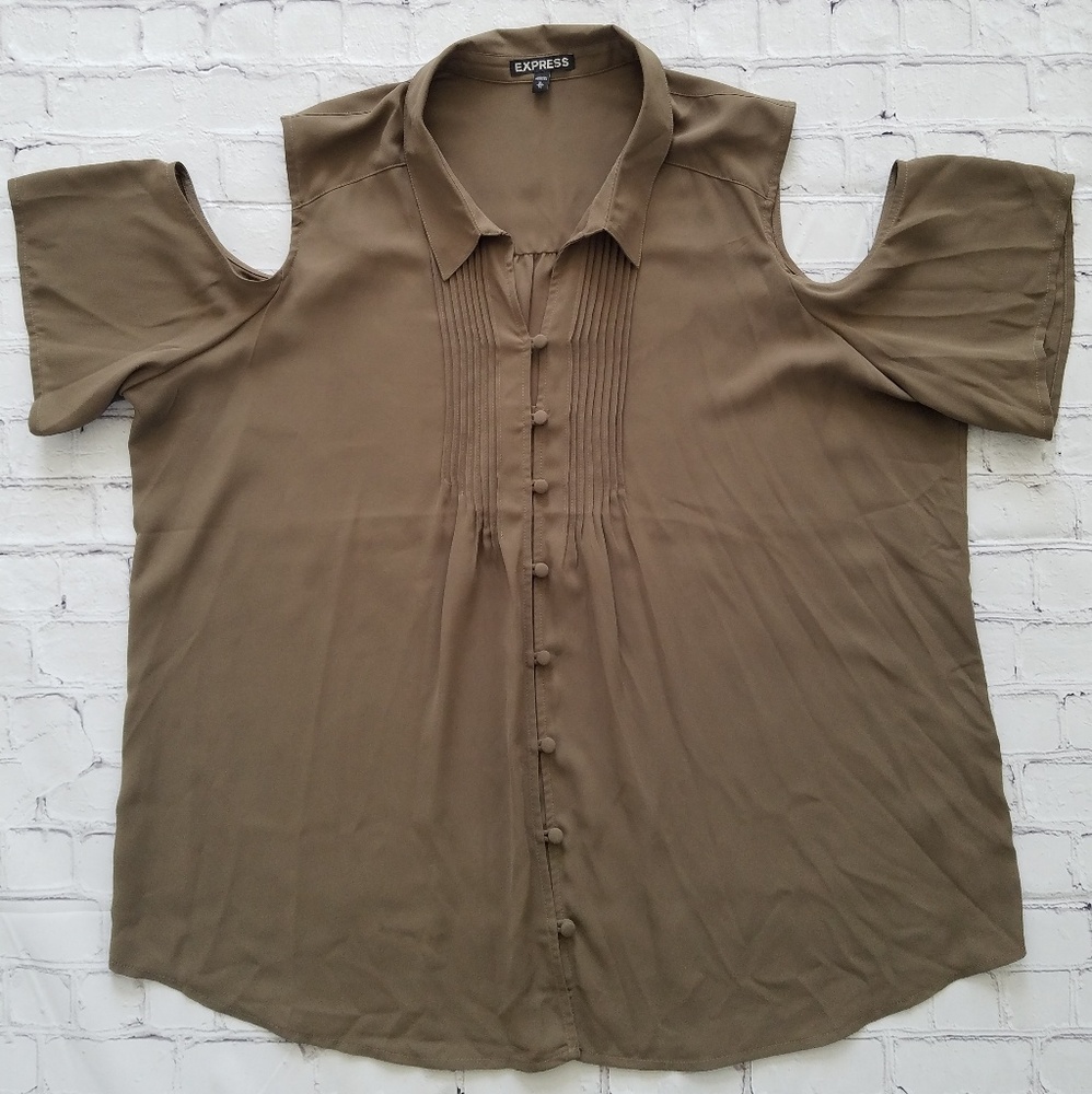 Express Cold Shoulder Blouse